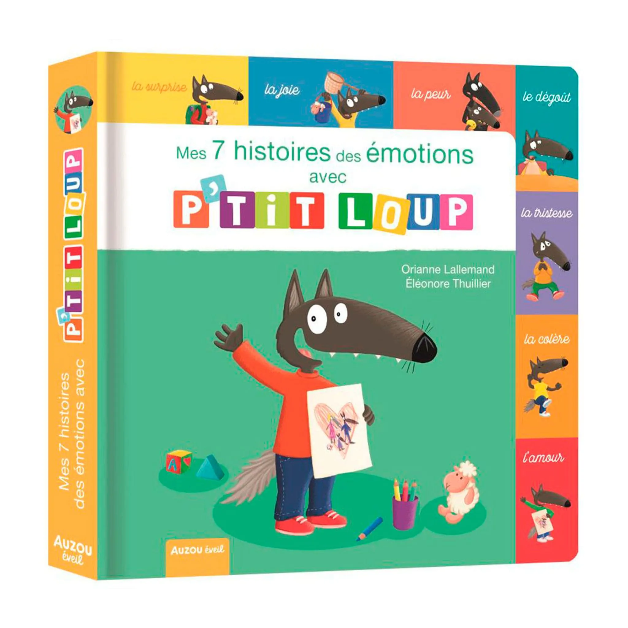 Auzou Mes 7 Histoires des Émotions avec P'tit Loup