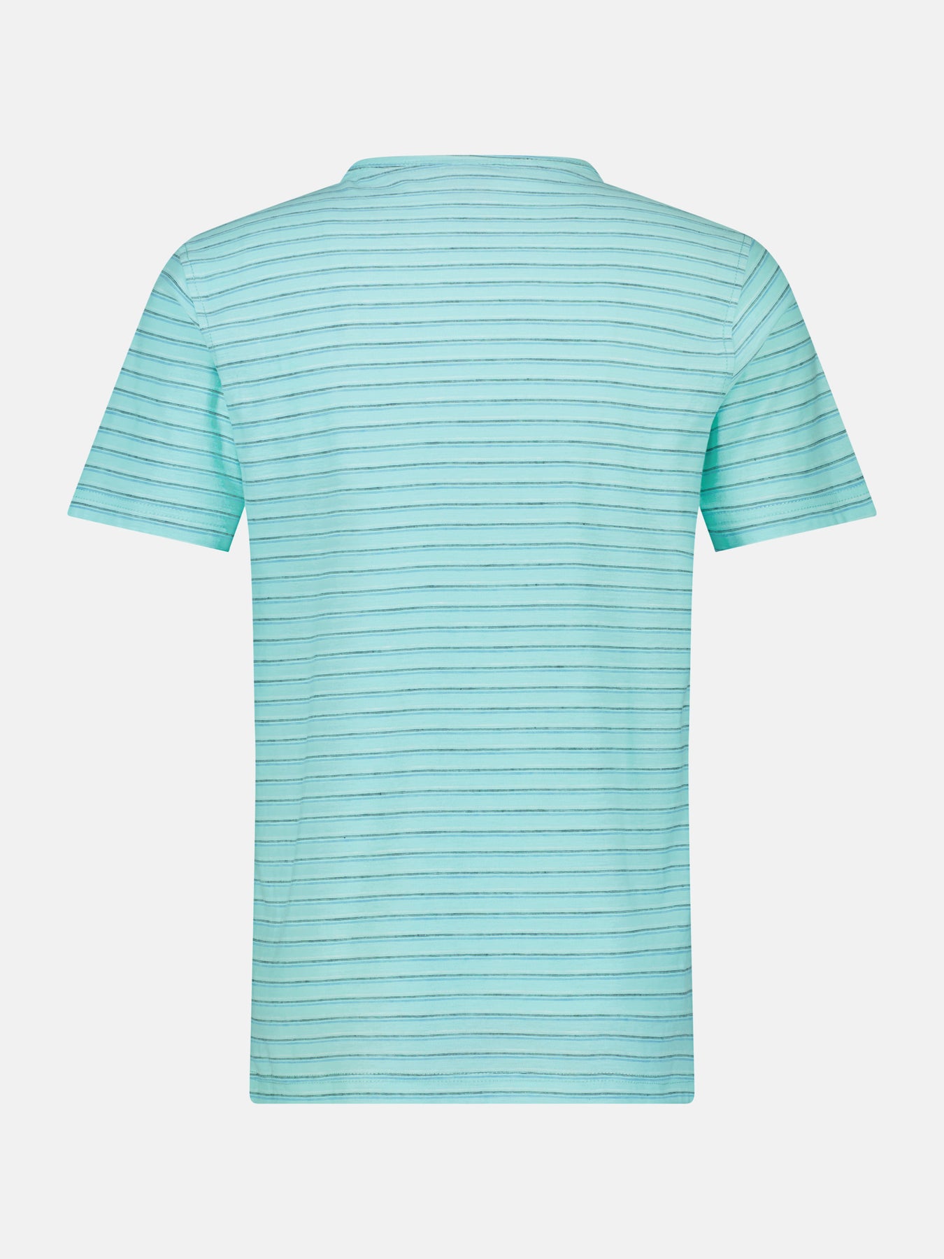Herren Serafino-Shirt, gestreift