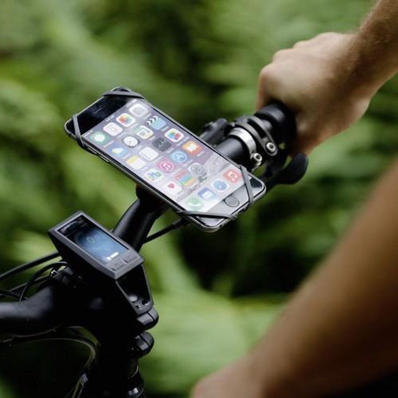 KlickFix - Caddy - Smartphonehouder - Zwart - Rood