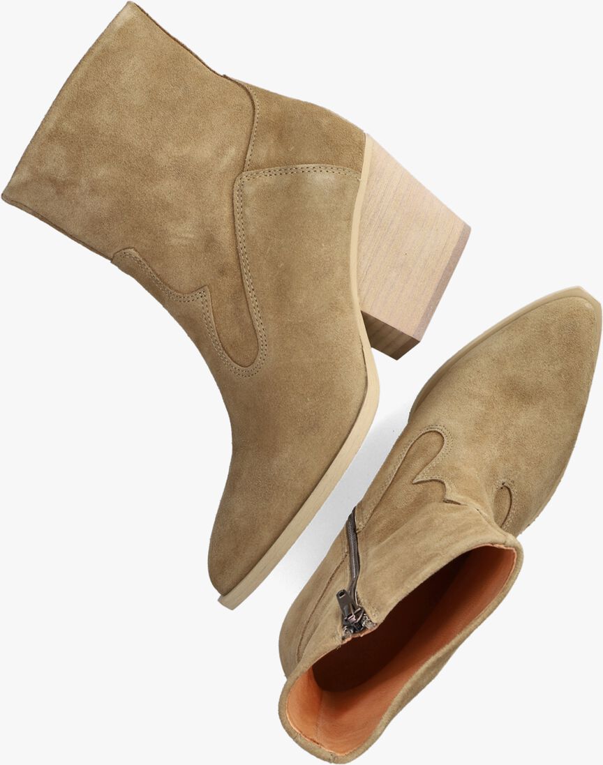 BLACKSTONE beige blackstone enkellaarsjes zl91