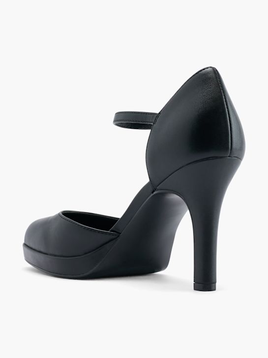 Graceland Spangenpumps Schwarz
