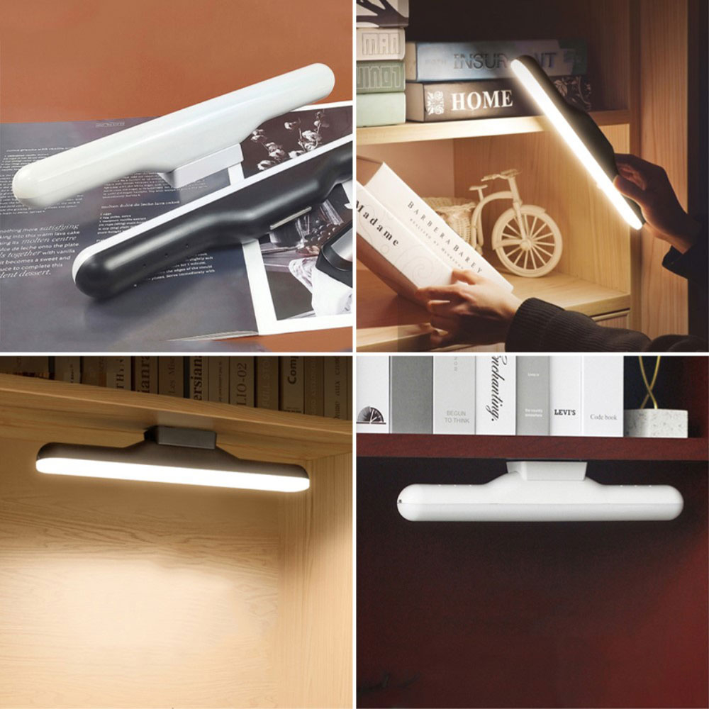 (30cm) 14 LED's Lichtleiste Magnetische USB Leuchte Schrank Beleuchtung mit Touch   Halterung - Rosa