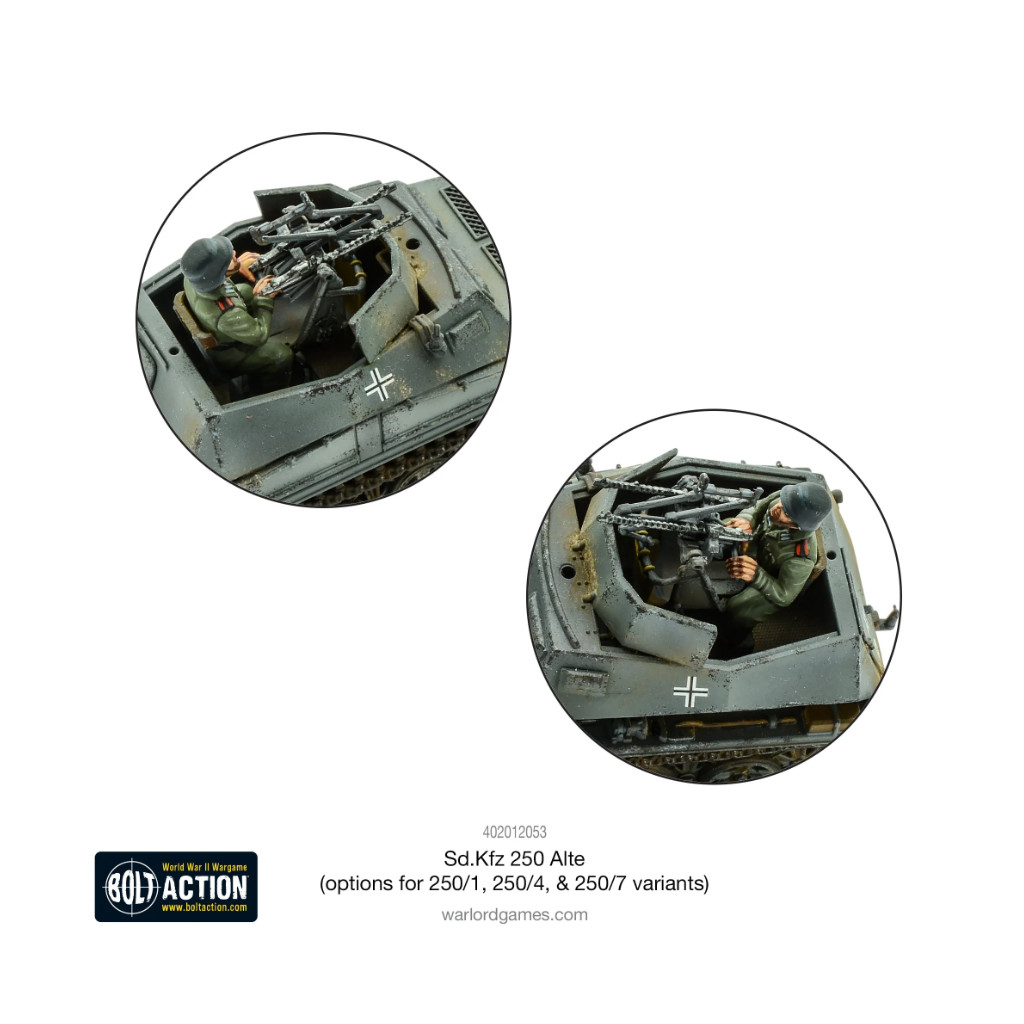 Bolt Action - German - Sd.Kfz 250 Alte (Options For 250/1, 250/4 & 250/7)