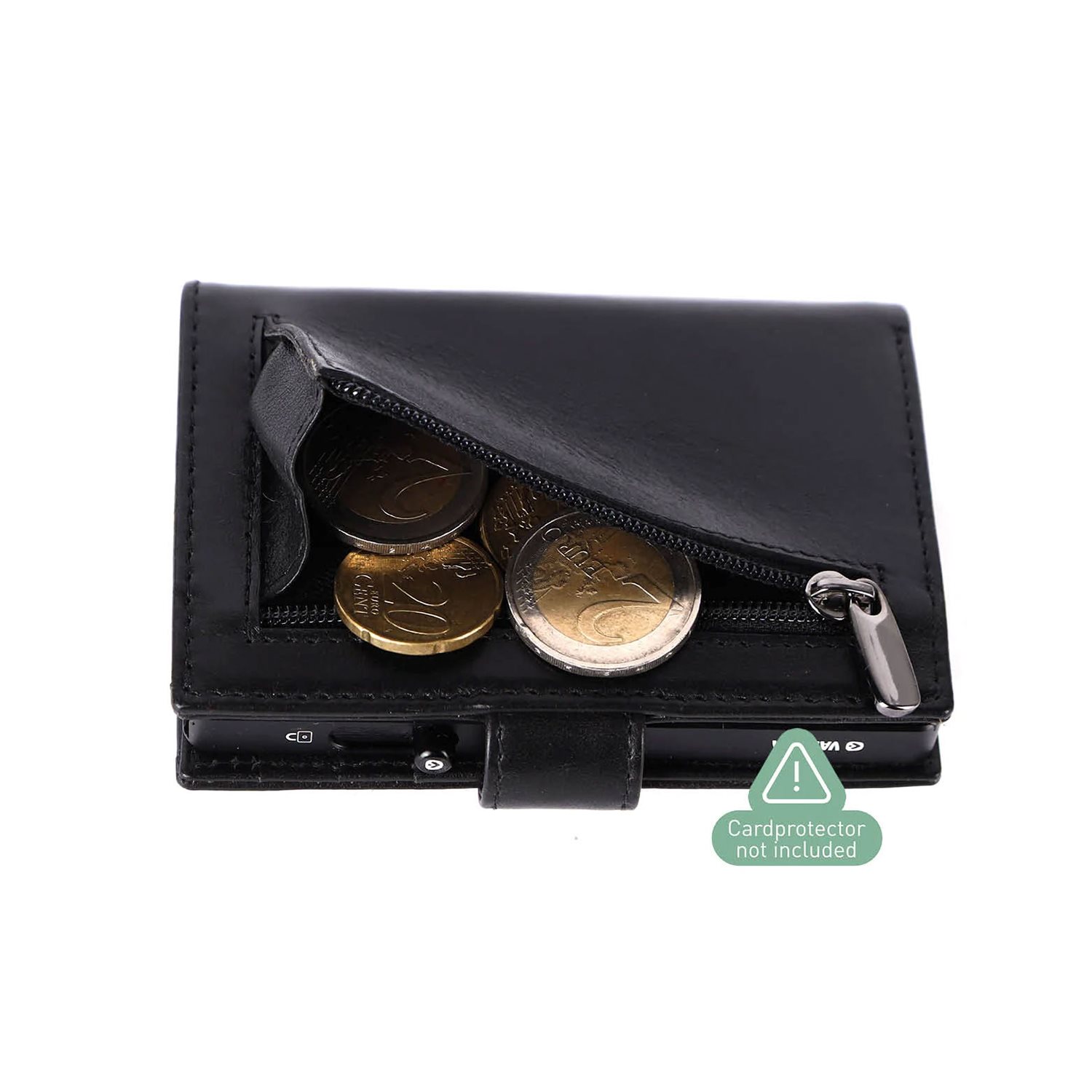 Valenta Card Wallet Leather MagSafe Luxe black