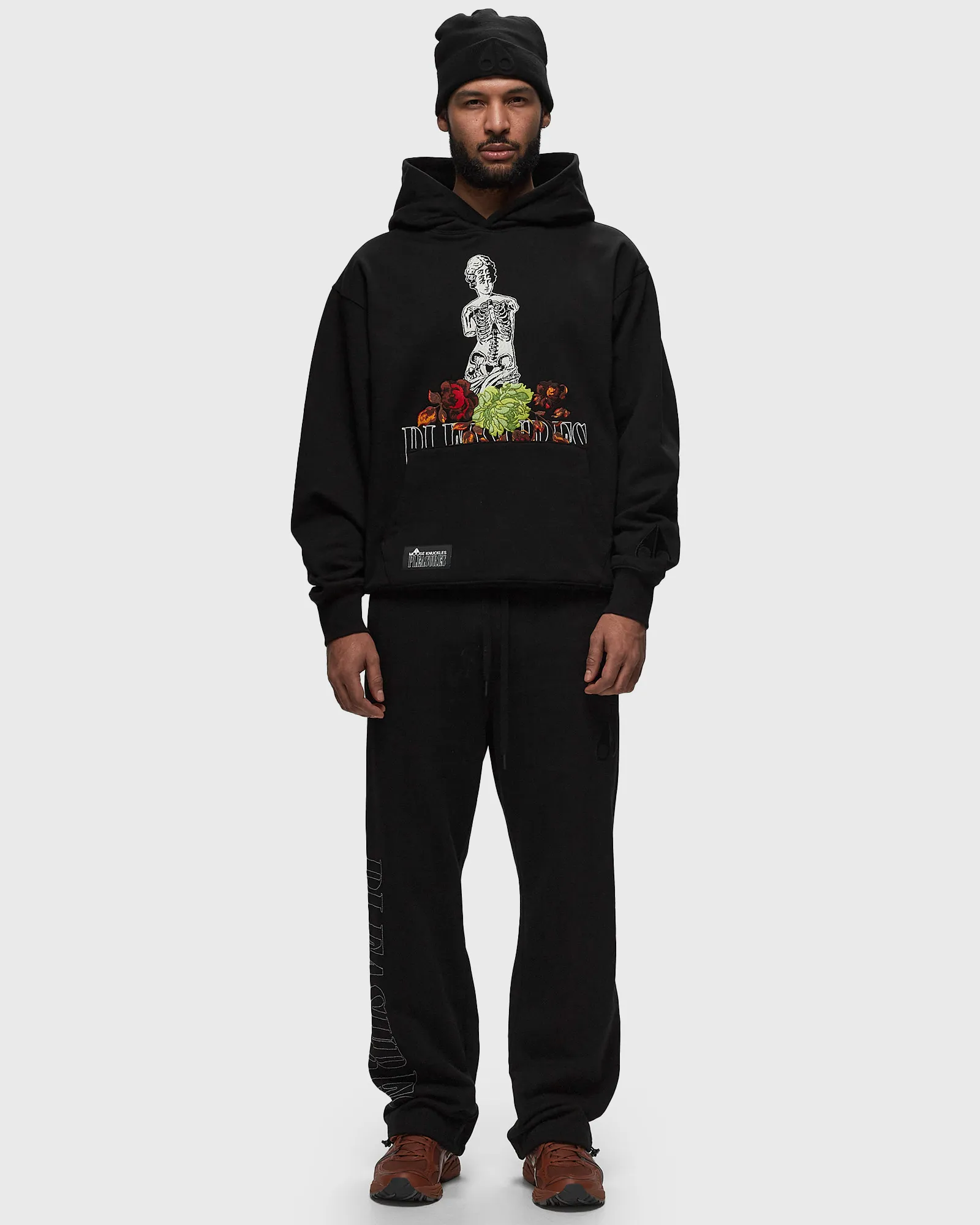 Moose Knuckles X PLEASURES STATUE GRAPHIC HOODIE