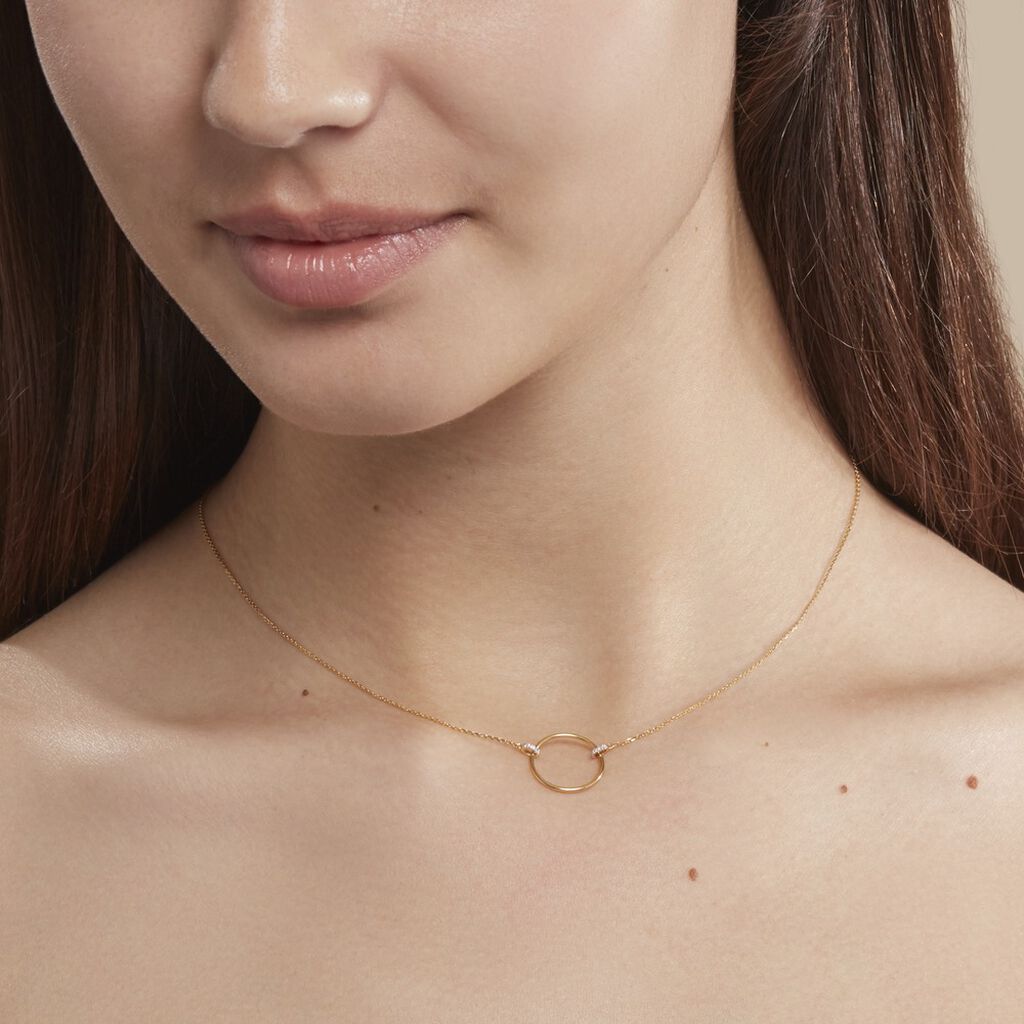 Collier Proserpine Or Jaune Diamant
