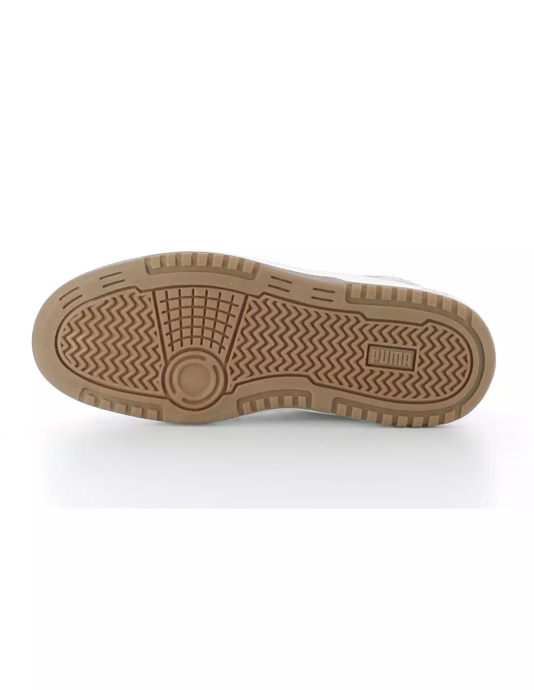 PUMA DOUBLE COURT - Baskets Blancbeige