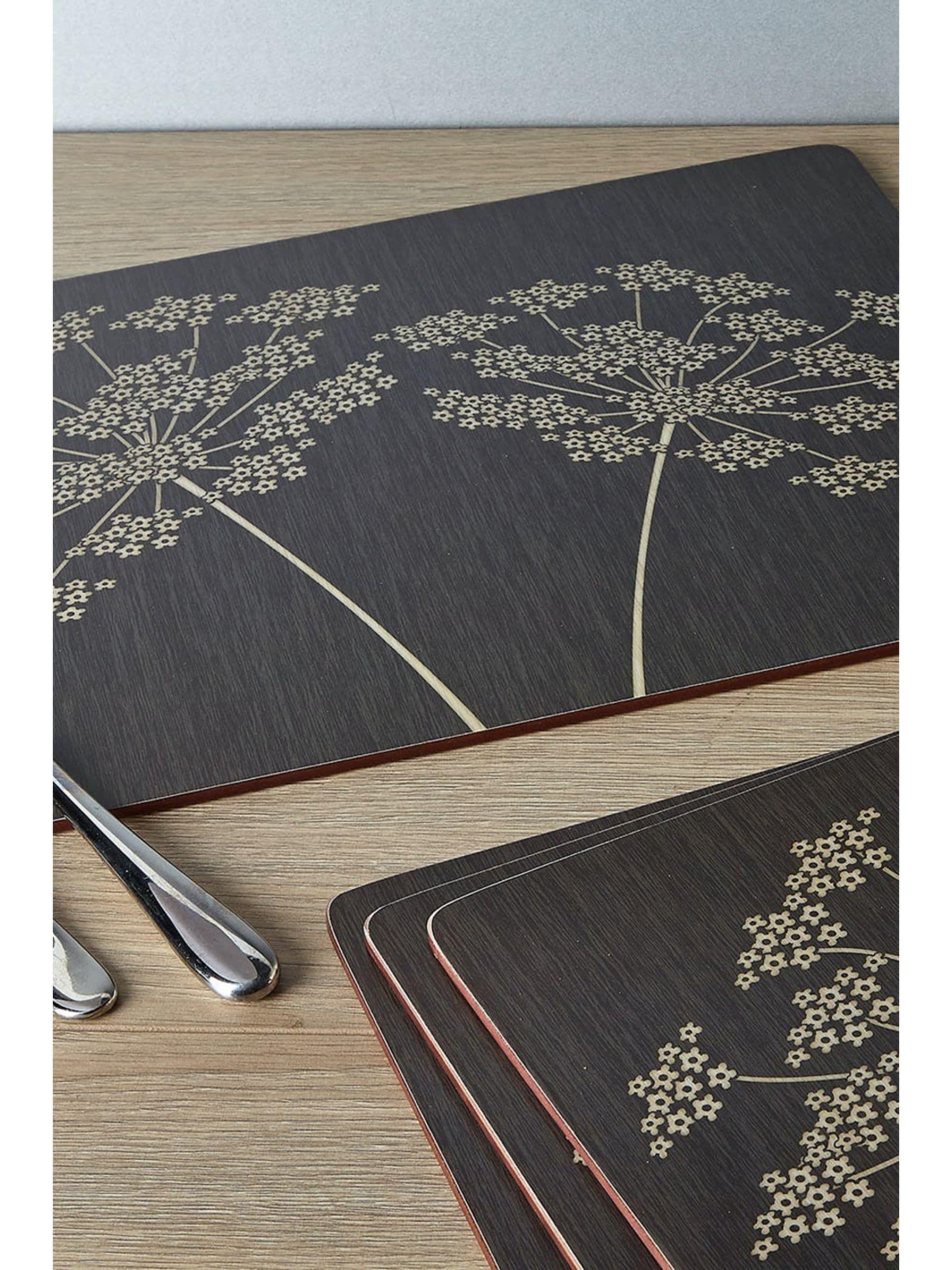 Creative Tops Set of 4 Large Cork Backed Placemats with Art Print