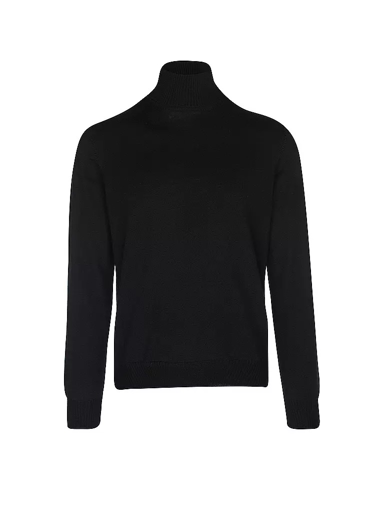 GRAN SASSO Rollkragenpullover schwarz