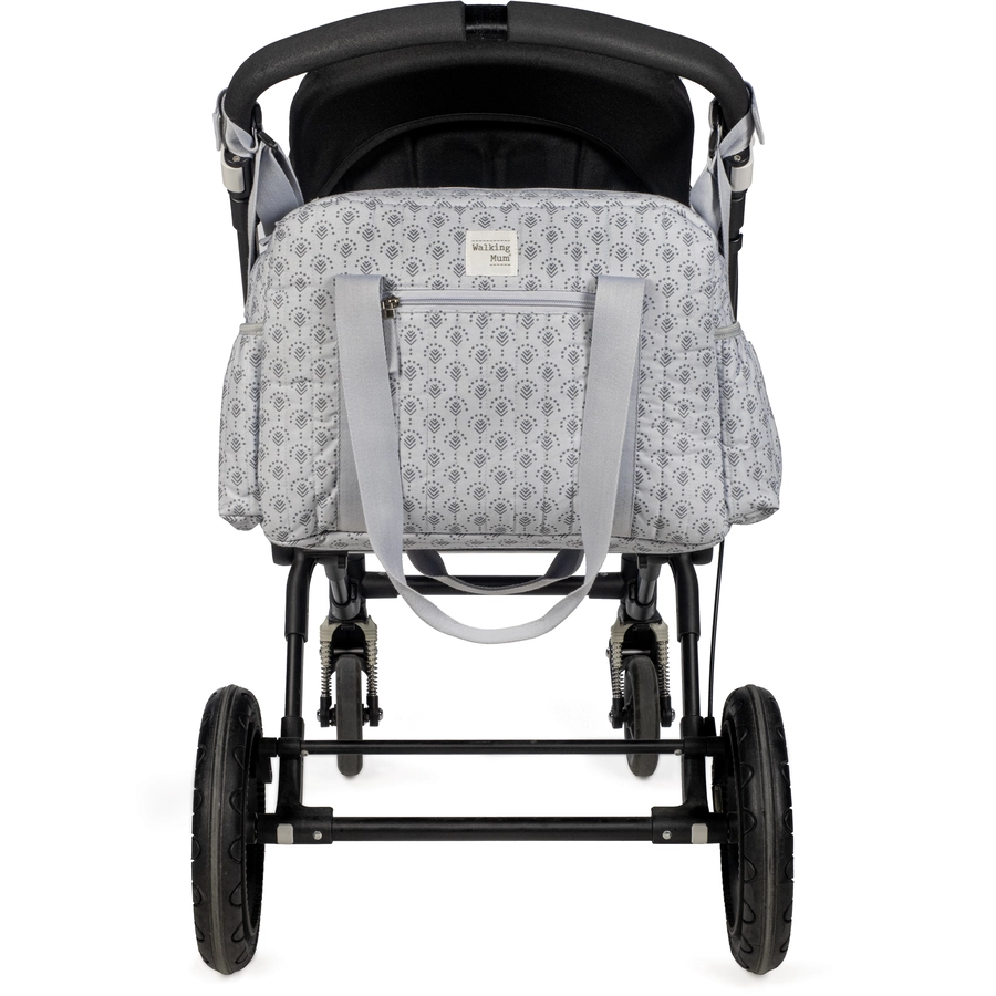 Walking Mum Wickeltasche Indian Ash grau