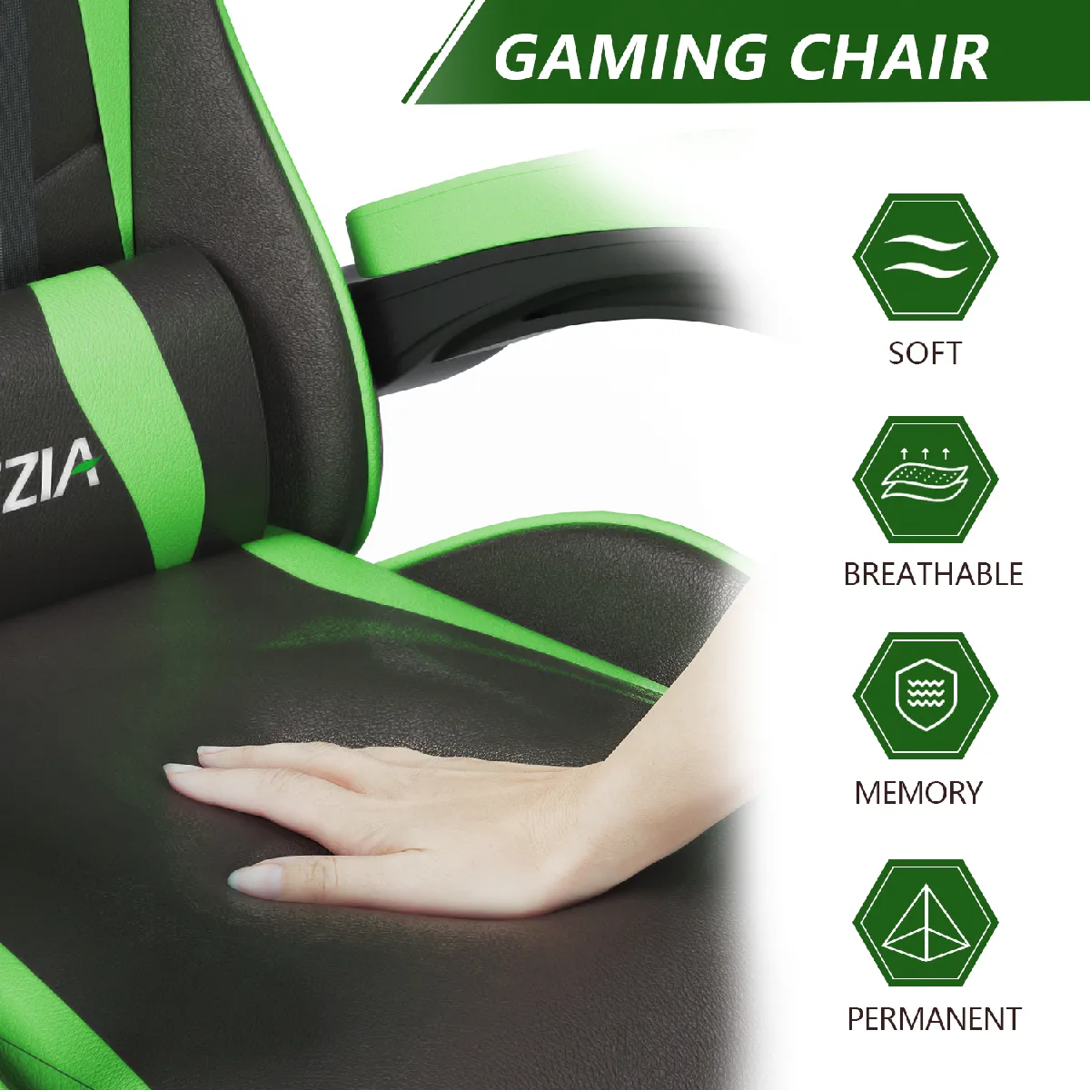 Rattantree Chaise Gaming Noir/Grena
