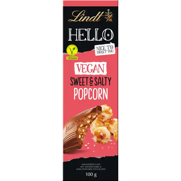 HELLO Vegan Sweet & Salty Popcorn