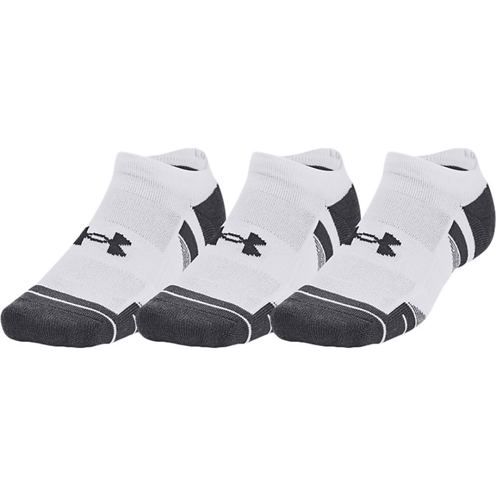 Under Armour PERFORMANCE TECH 3PK NS-WHT - Socquettes x3 blanc