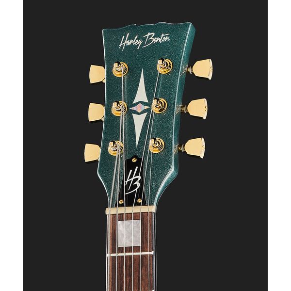Harley Benton HB-35Plus Gun Metal Blue