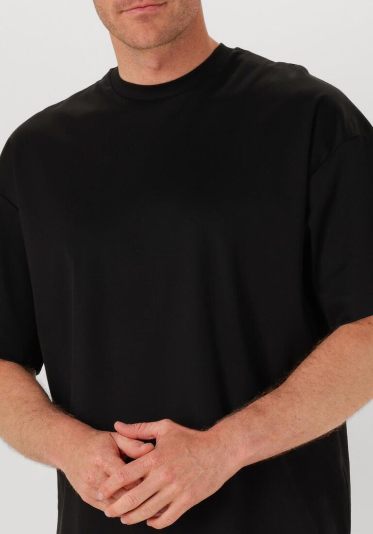 zwarte valenza t-shirt 1026 interlock supima oversized t shirt