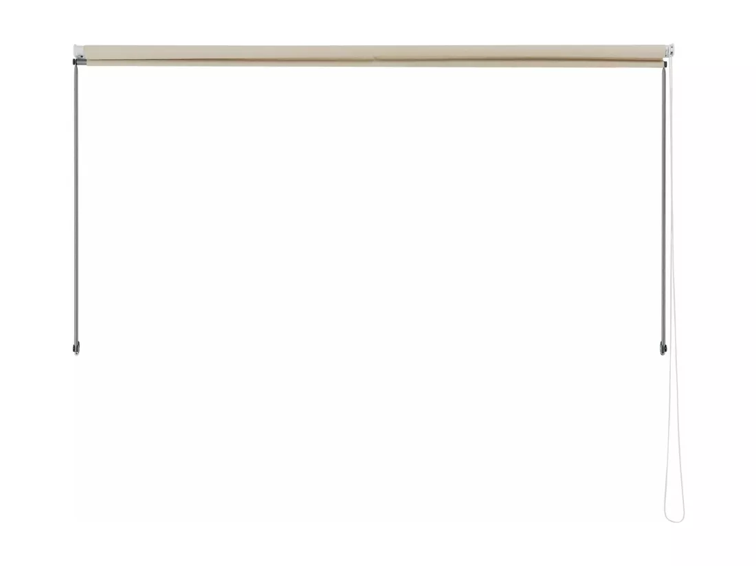 Brise-soleil pare-soleil auvent pour beige 300 x 120 x 0 cm 03_0001113