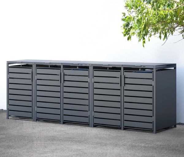 Westmann Mülltonnenverkleidung Kubus 5er Box,