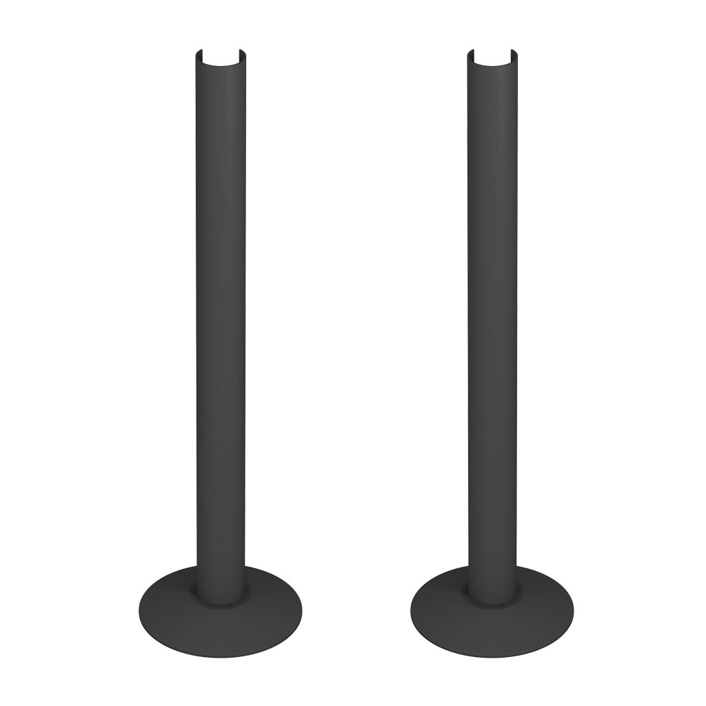 Eastbrook Pipes verdekking radiatorbuis 20cm met rozet antraciet