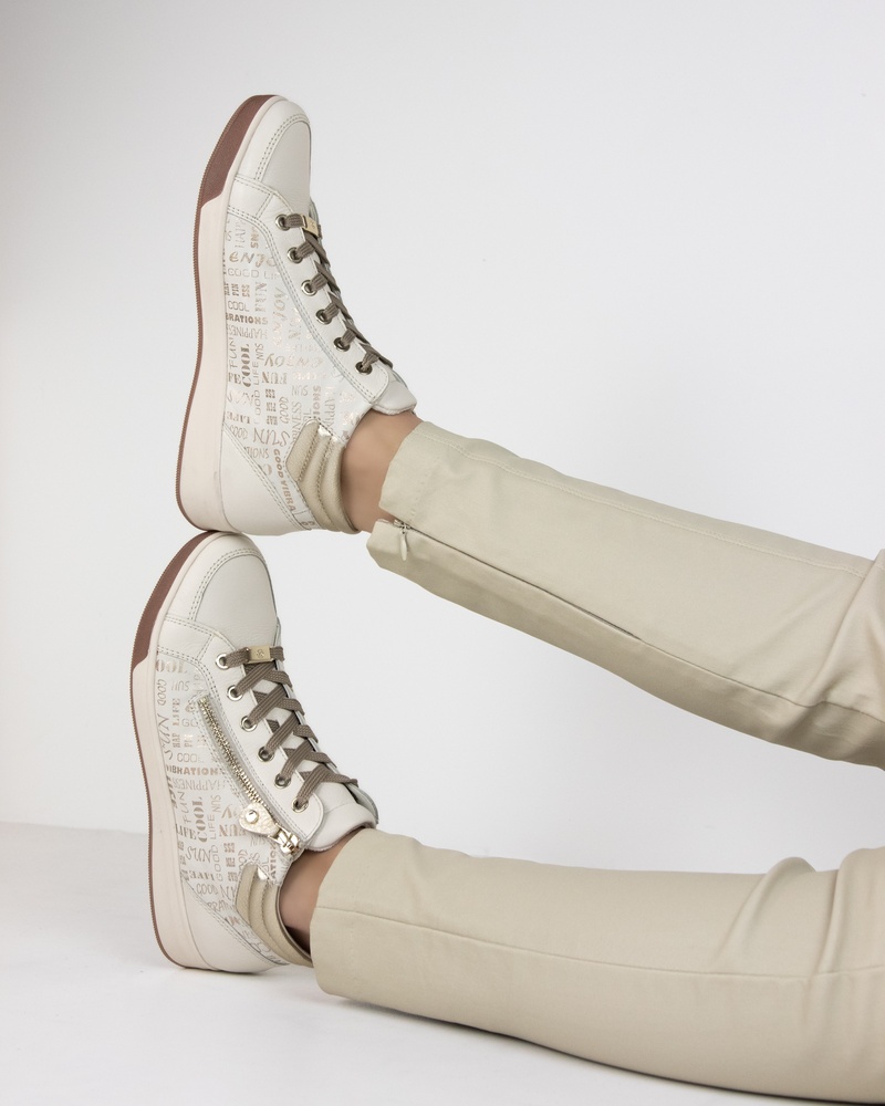 Ara Rome high Hoge sneakers  - wit