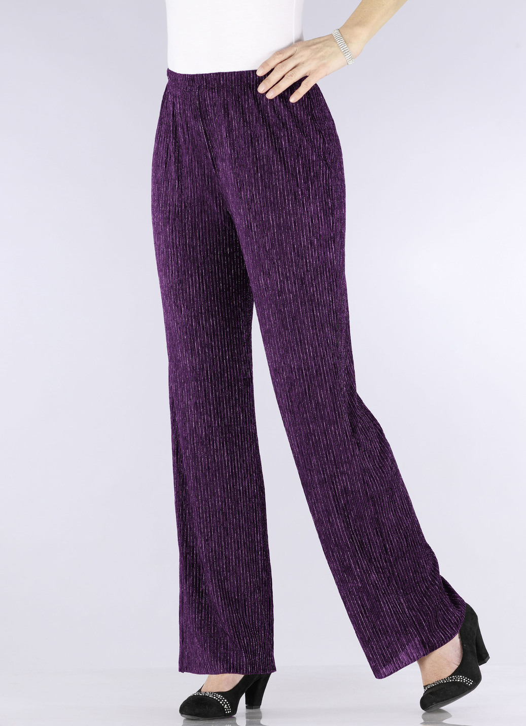 Edel schimmernde Hose