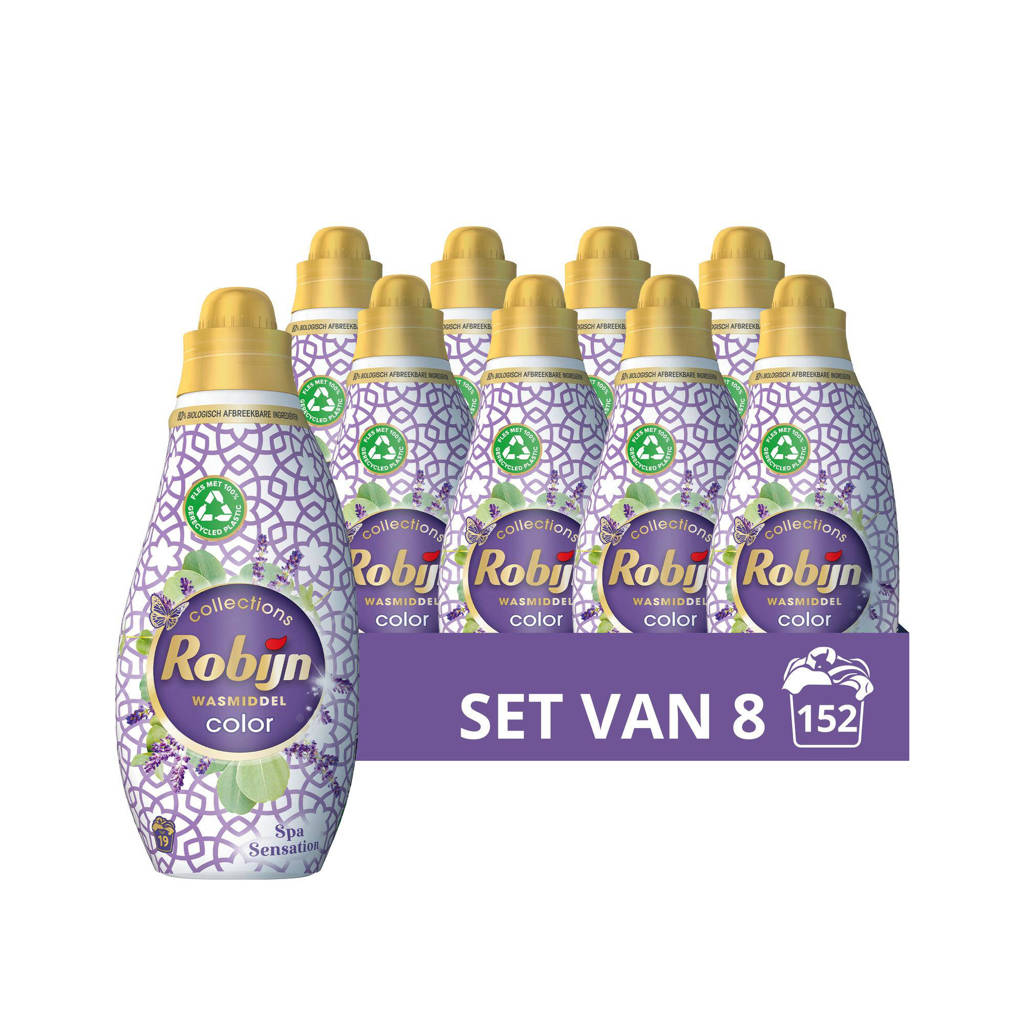 Goedvloeibaar wasmiddel Color Spa Sensation - 8 x 19 wasbeurten - 152 wasbeurten