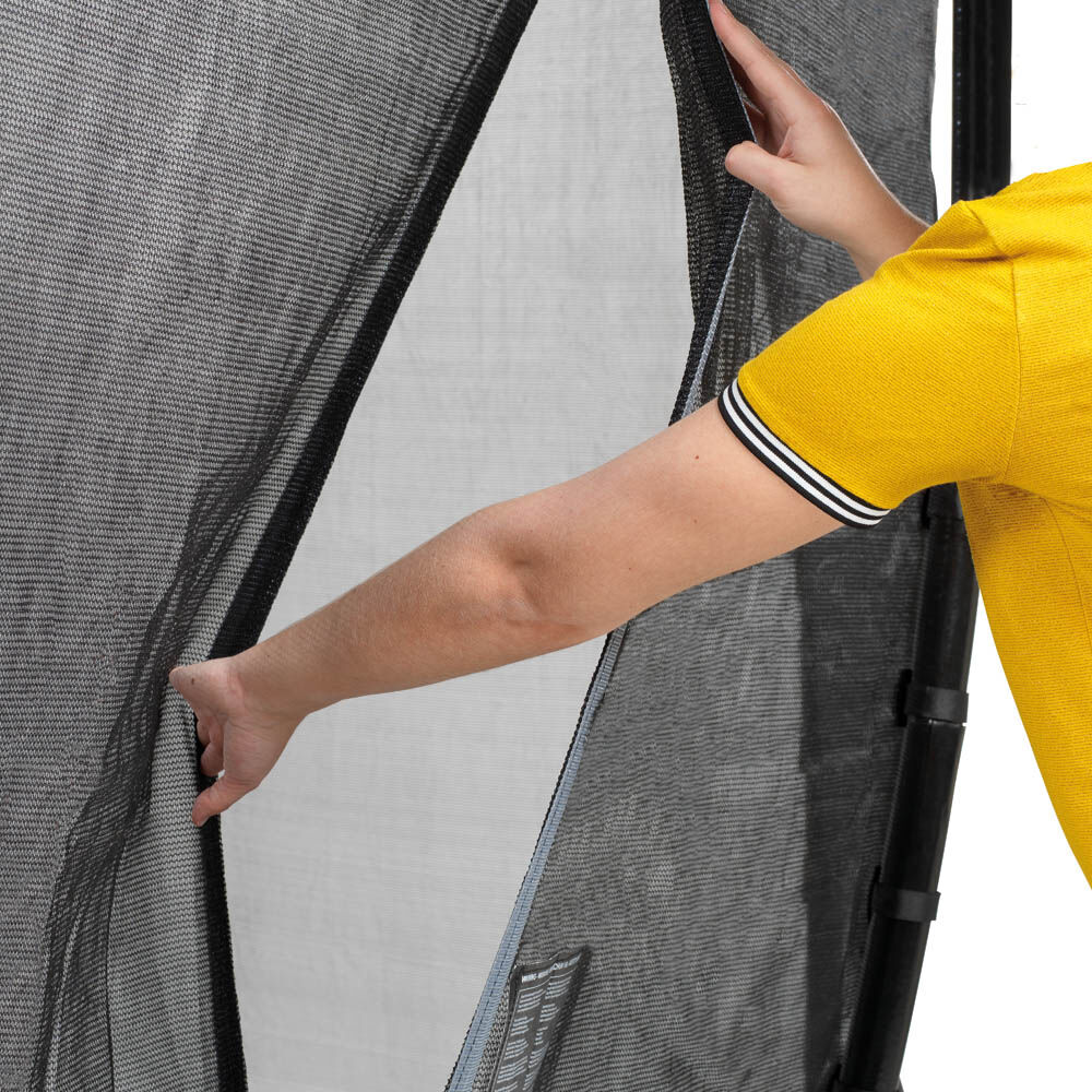 Exit Dynamic - Groundlevel trampoline - Zwart - 366 cm