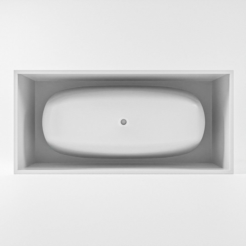 Mondiaz Freeze vrijstaand bad 180x85cm kleur greey/talc
