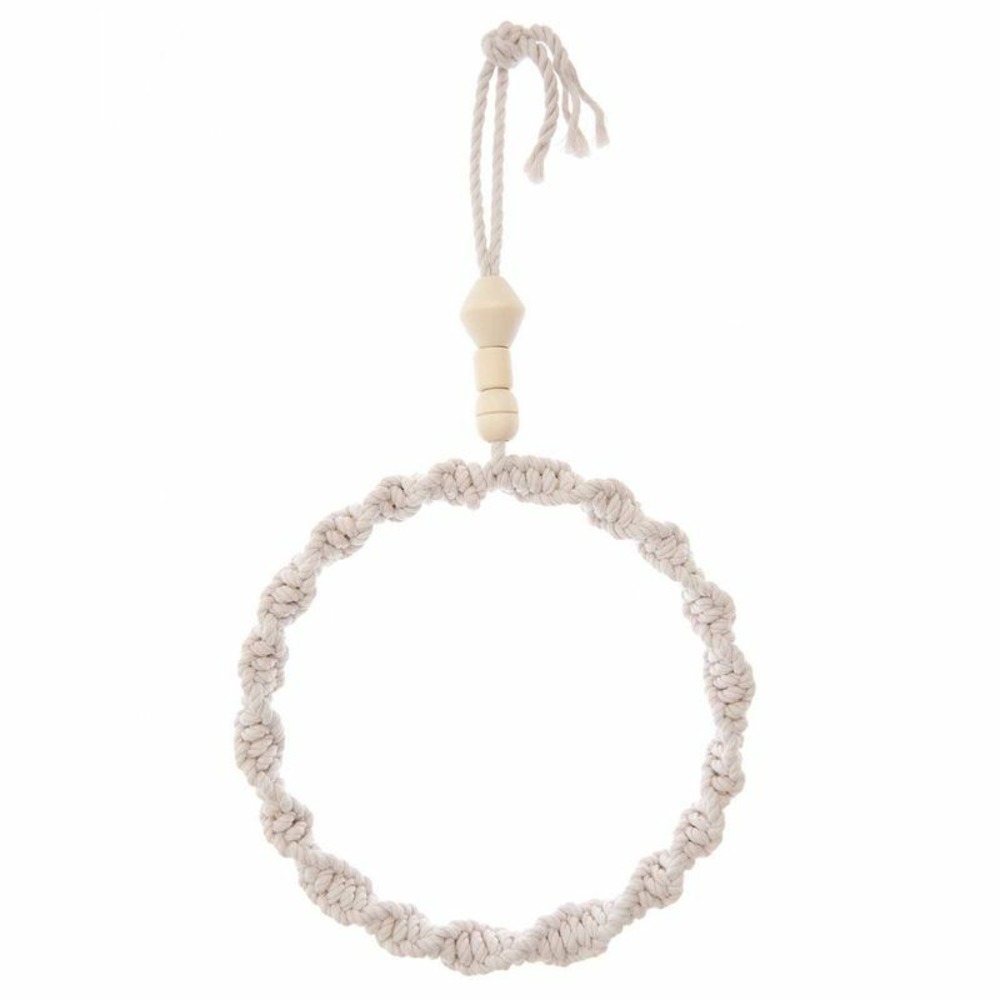 8 perles rondes fantaisie - bois nature - 22 mm