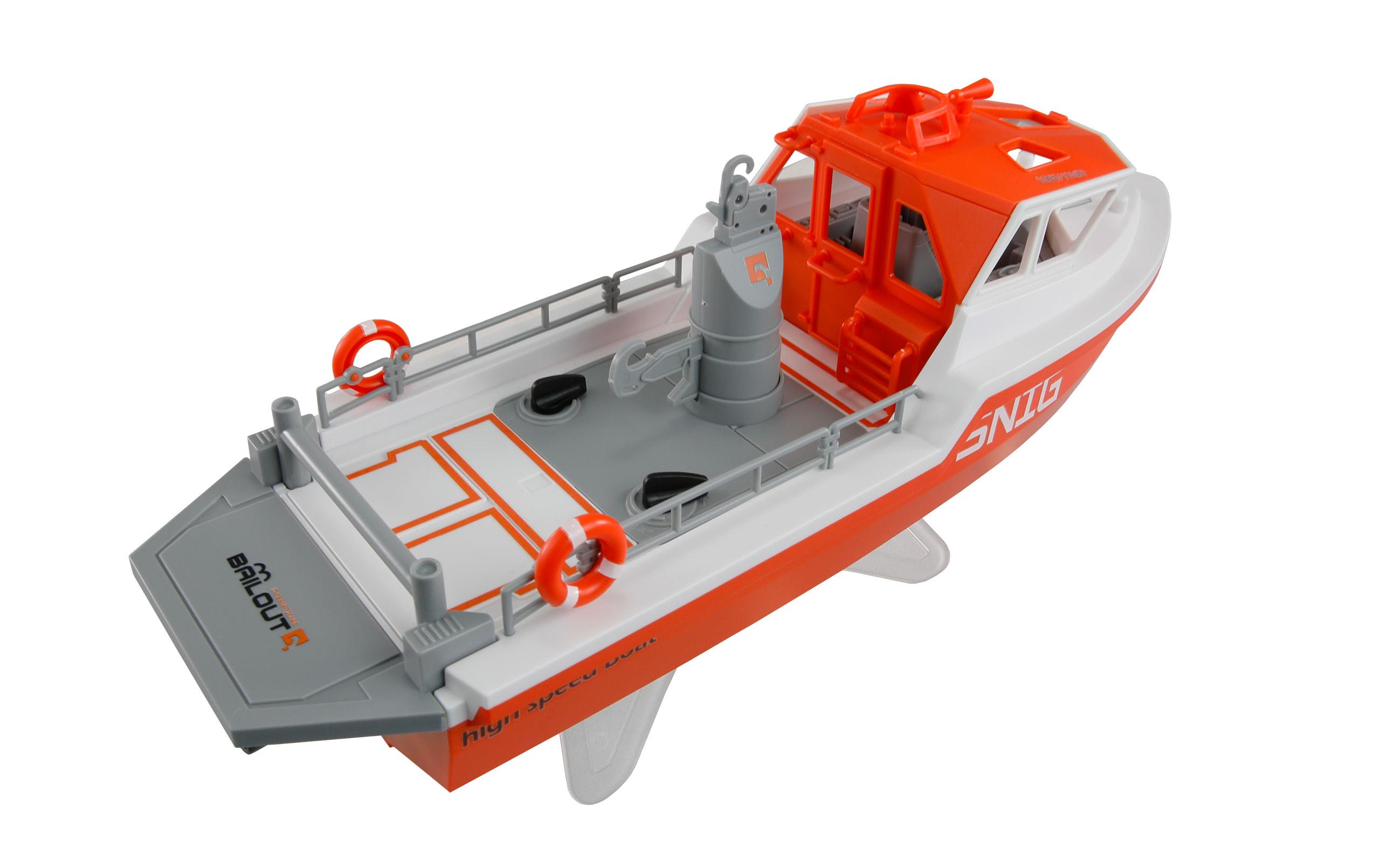 Rettungsboot Jet 320 mm RTR, Weiss/Rot32 cm langes Rettungsboot