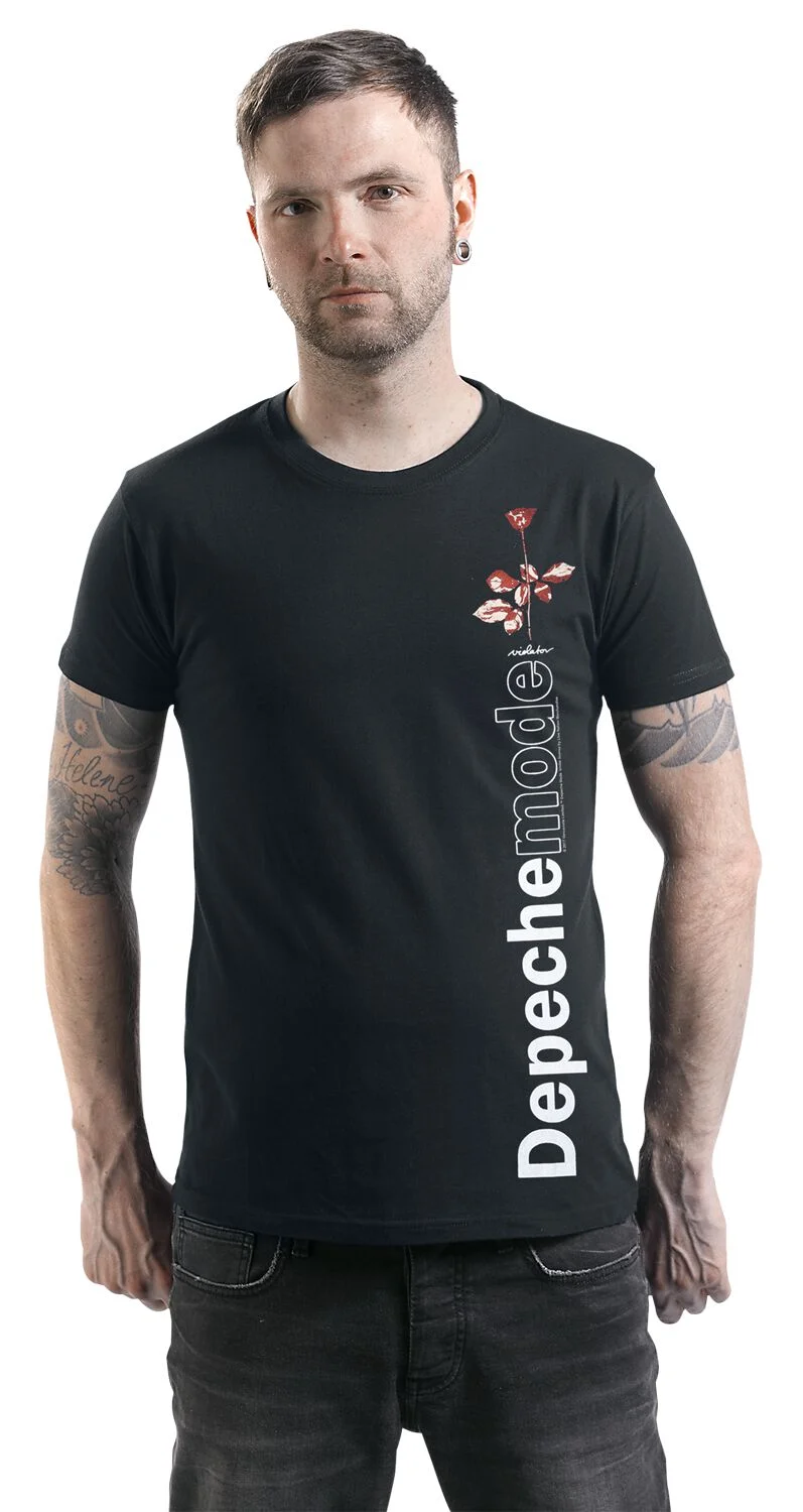 Violator Side Rose | Depeche Mode T-Shirt Manches courtes