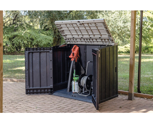 Stora Way Plus XL opbergbox inclusief gasveren, 145 x 85 x 124,5 cm, antraciet