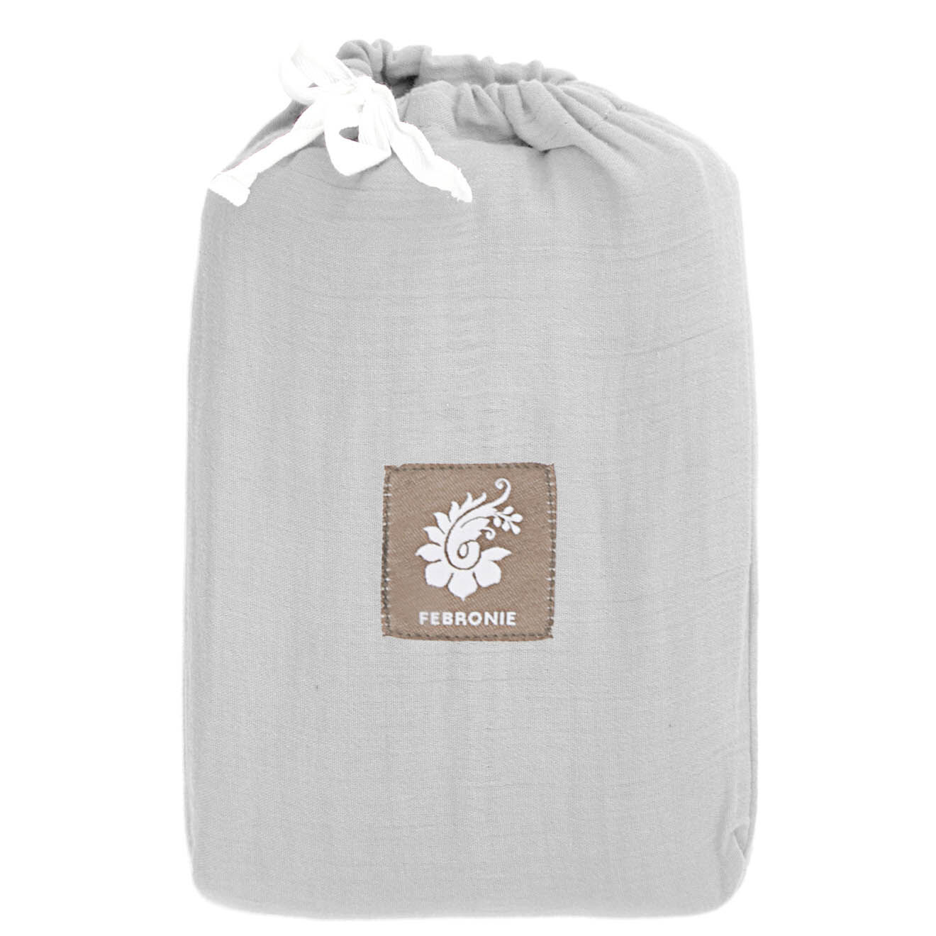 Febronie Home Taie d'oreiller 100% Gaze de Coton Clara perle