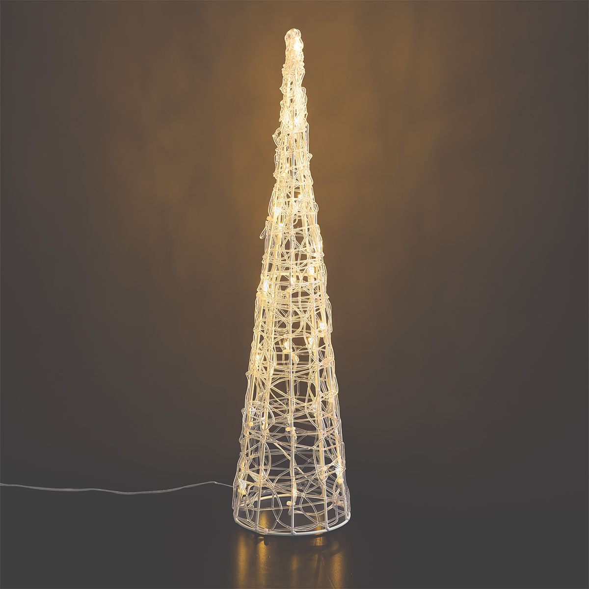 Kerst kerstboom transparant 60cm incl. LED IP44 - Coni