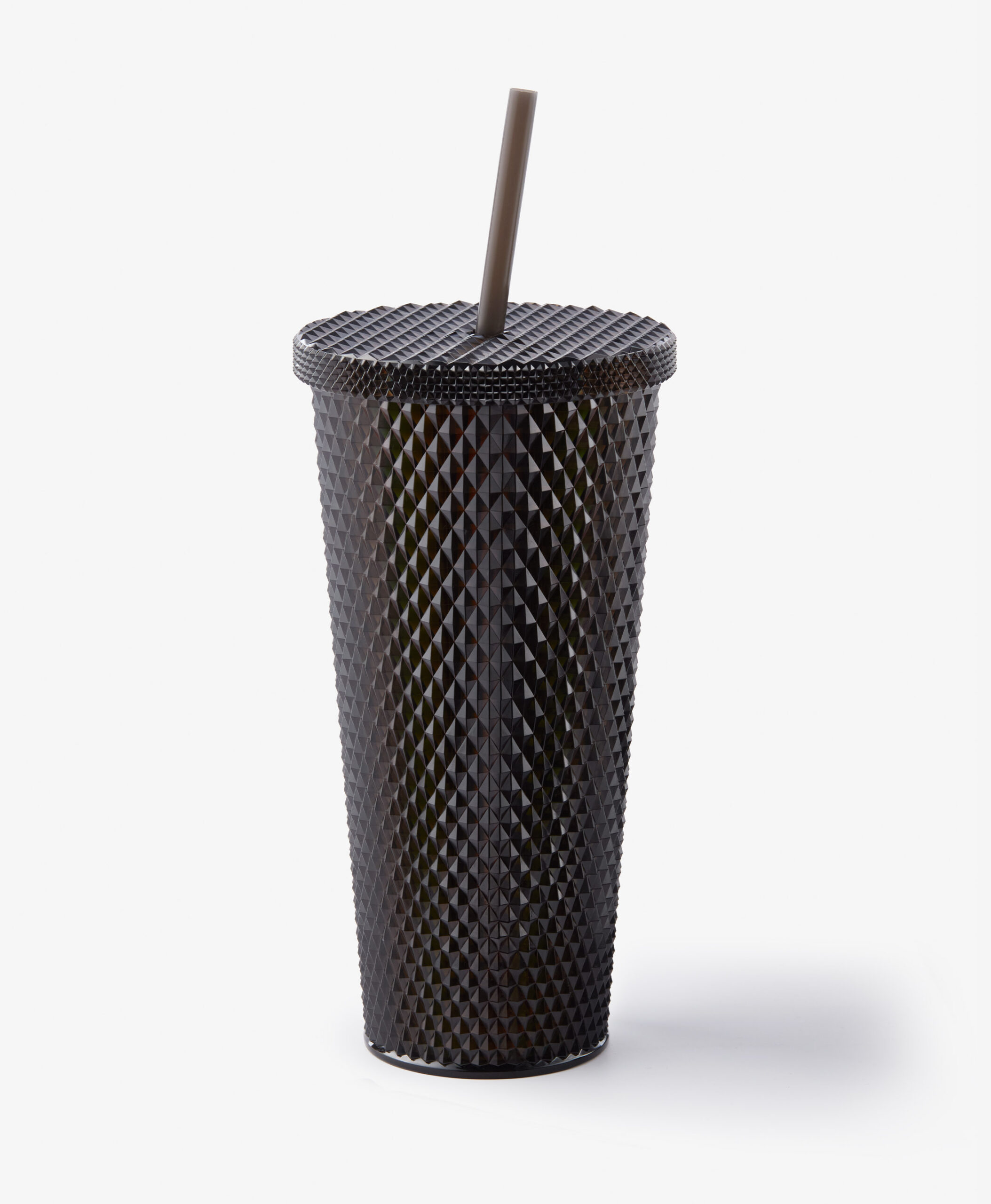 Becher mit Strohhalm