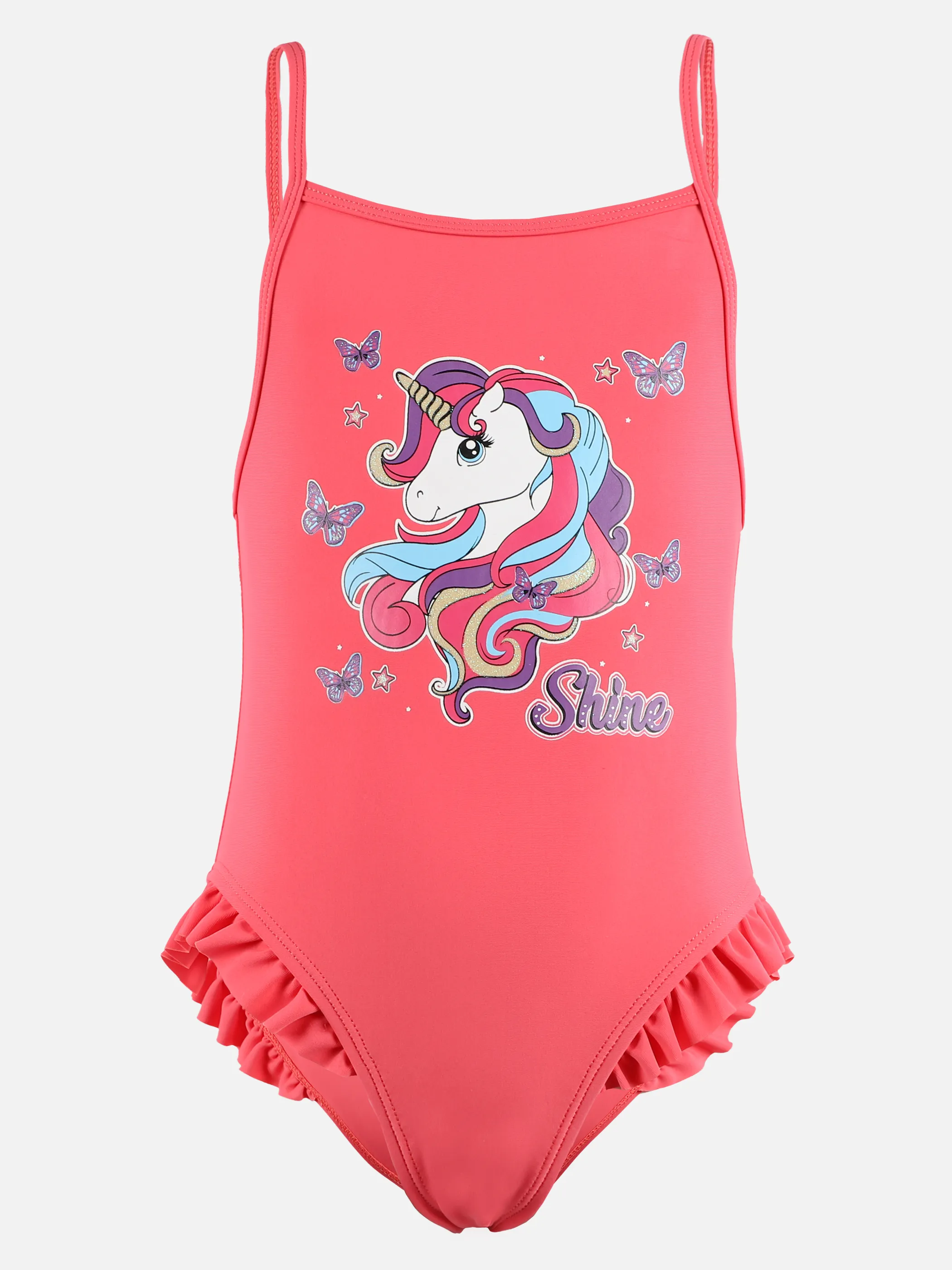 Mädchen Badeanzug mit Einhornprint