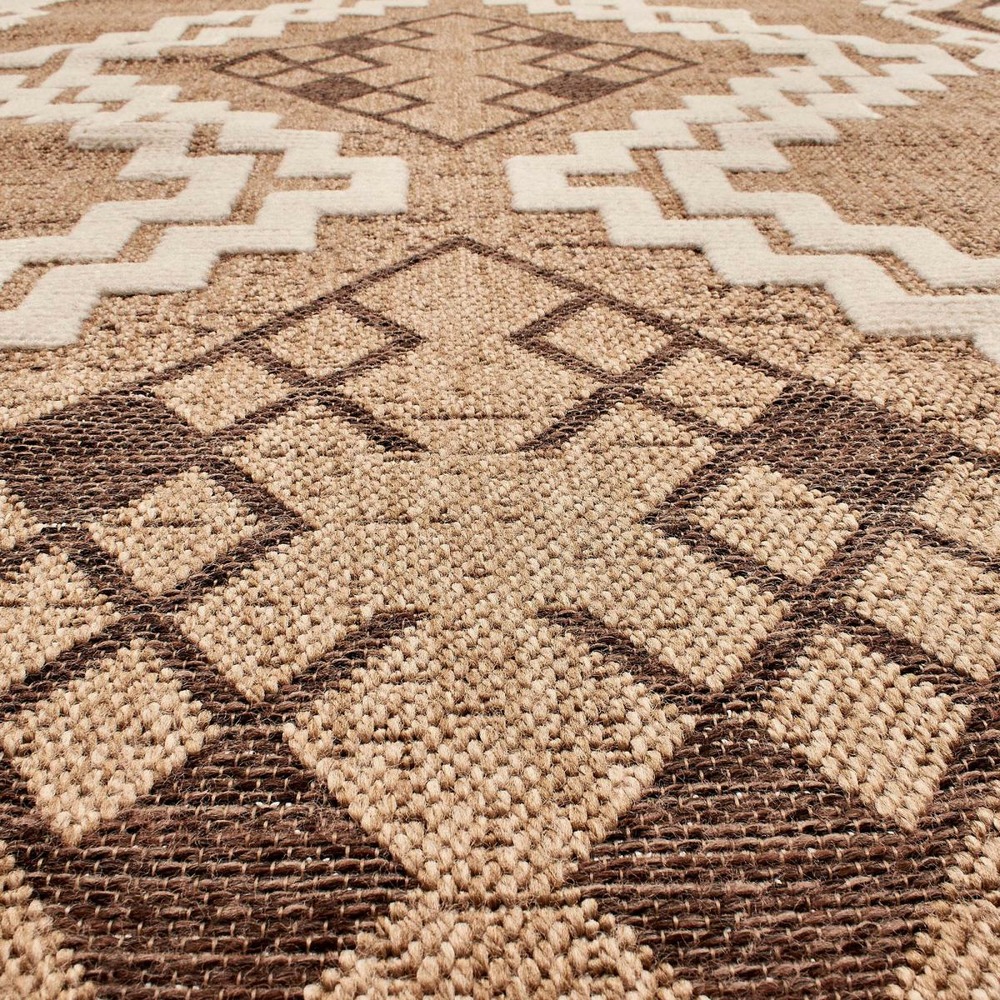 Tapis extérieur marron 60x90 cm