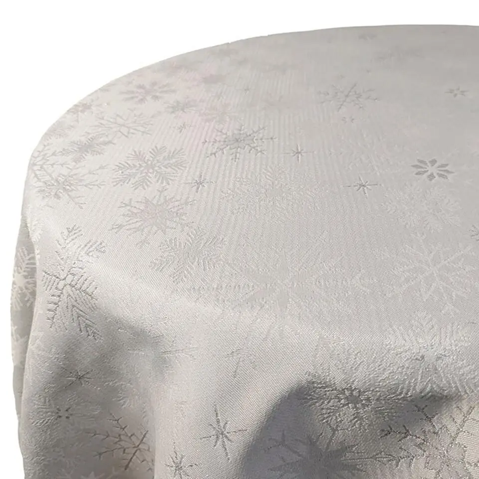 Unique Living - Tafelkleed Crystal - 160cm - Zilver