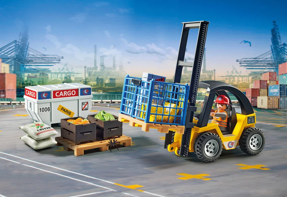 CHARIOT ELEVATEUR AVEC MATERIEL - 71528