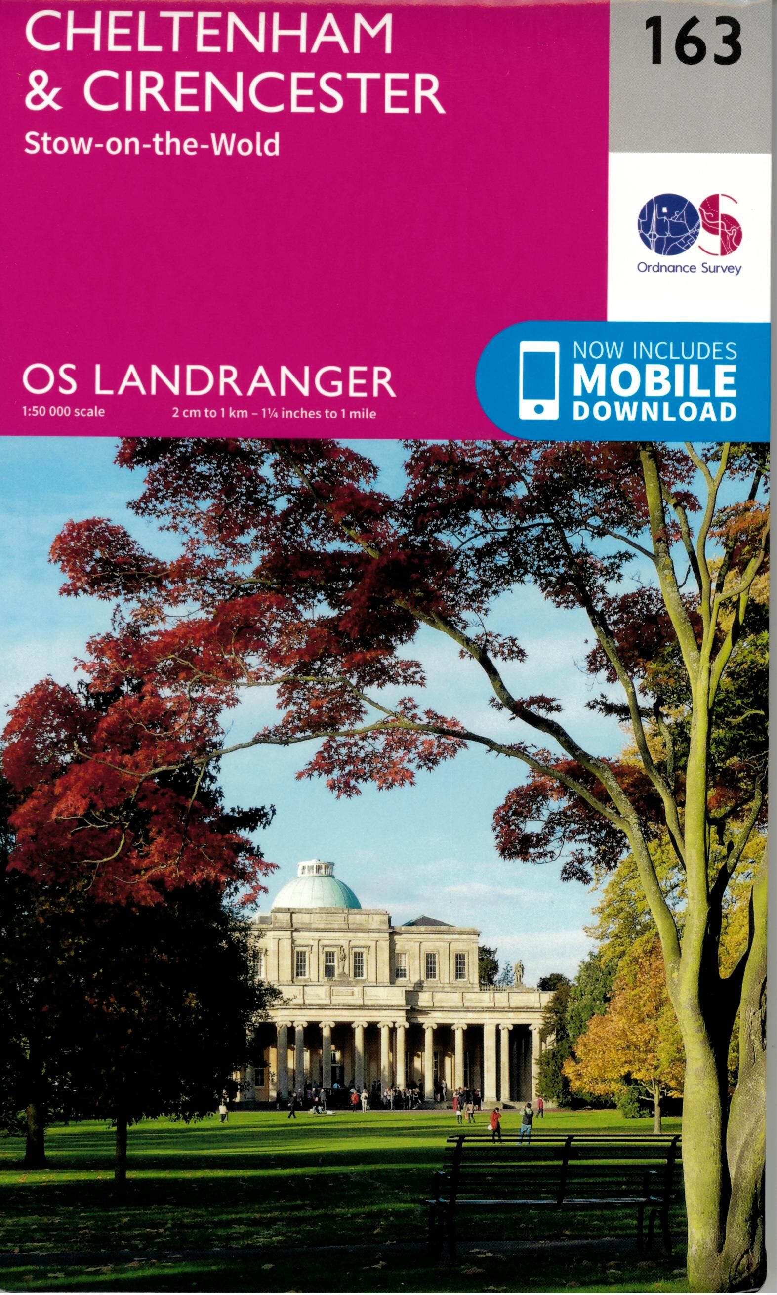 ORDNANCE SURVEY - 163 GB CHELTENHAM 1 50 000