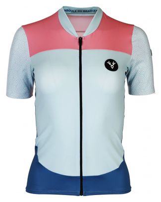Maillot Manches Courtes Femme Lebram Aspin Pistache Coupe Ajustée