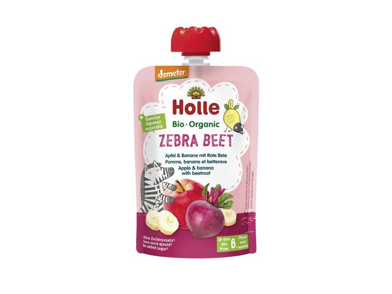 HOLLE Pouchy Probierpaket mit Gemüse, 8 Stück Leckere Mix-Pack für Kinder