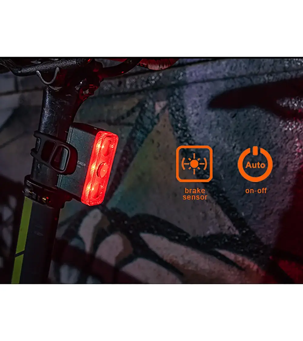 Ravemen TR350 Achterlicht Zwart