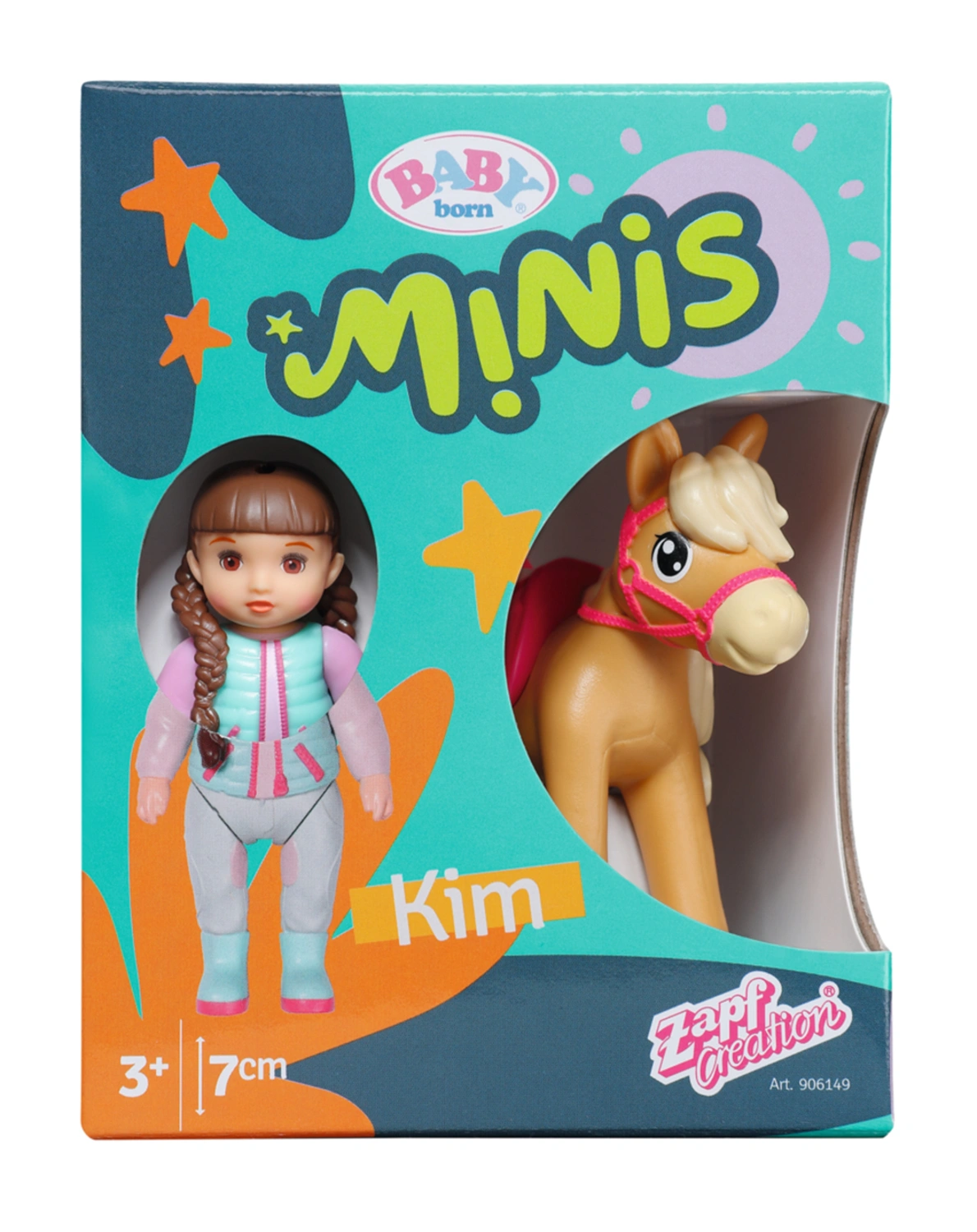 BABY born® MINIS - Puppen-Spielset HORSE FUN