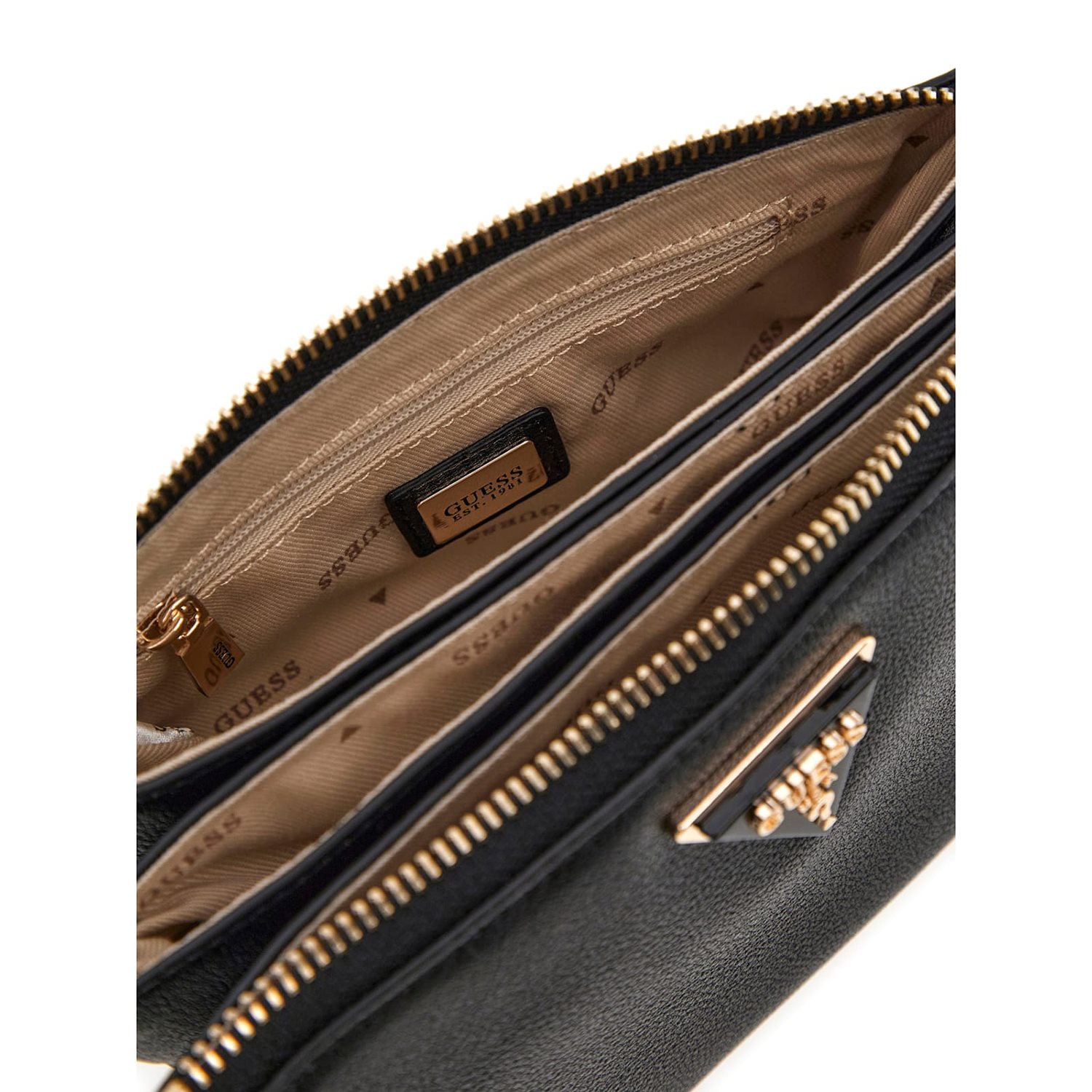 Guess Latona Mini Tri Cprtmnt Tz black