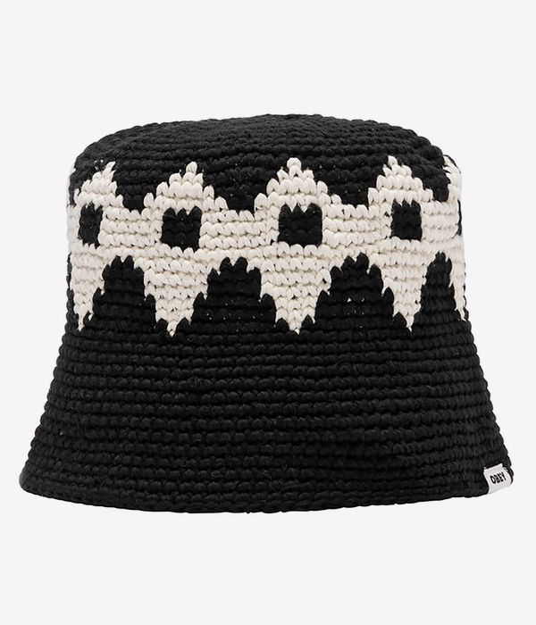 Obey Viceroy Crochet Bucket Hut (black multi)