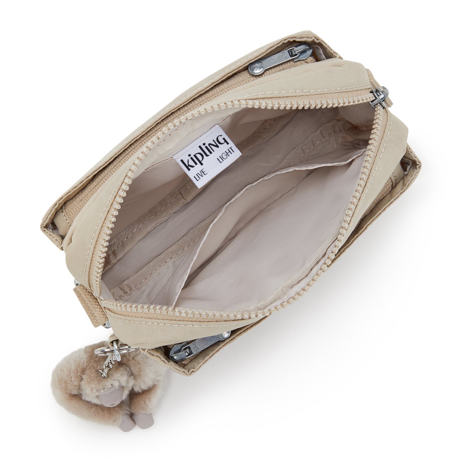 Kipling Abanu sign beige emb