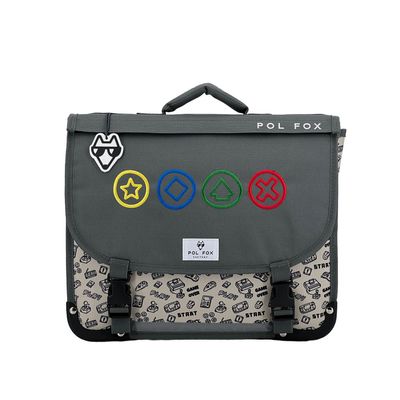Cartable réversible Gamer 38 cm - 2 compartiments - Pol Fox