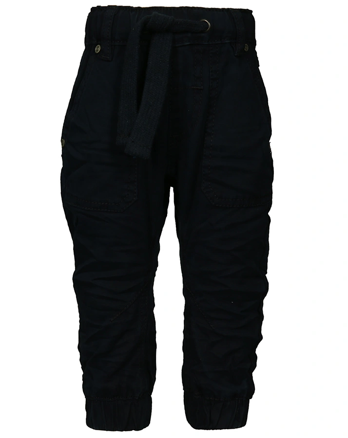 Baumwoll-Hose BAGGY Loose Fit in dark navy