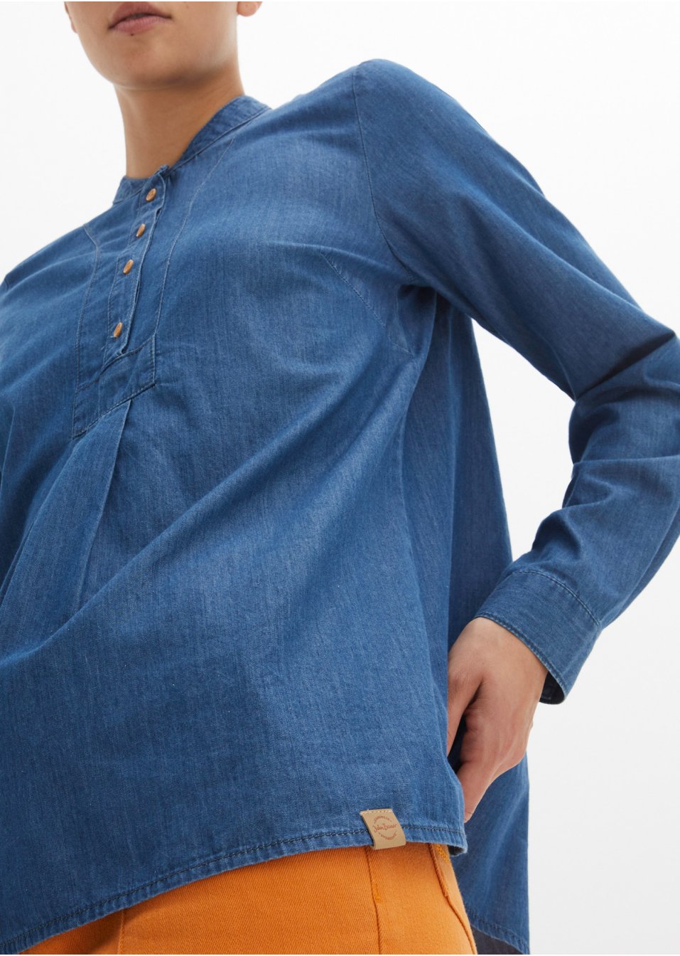 Tunique-blouse en jean