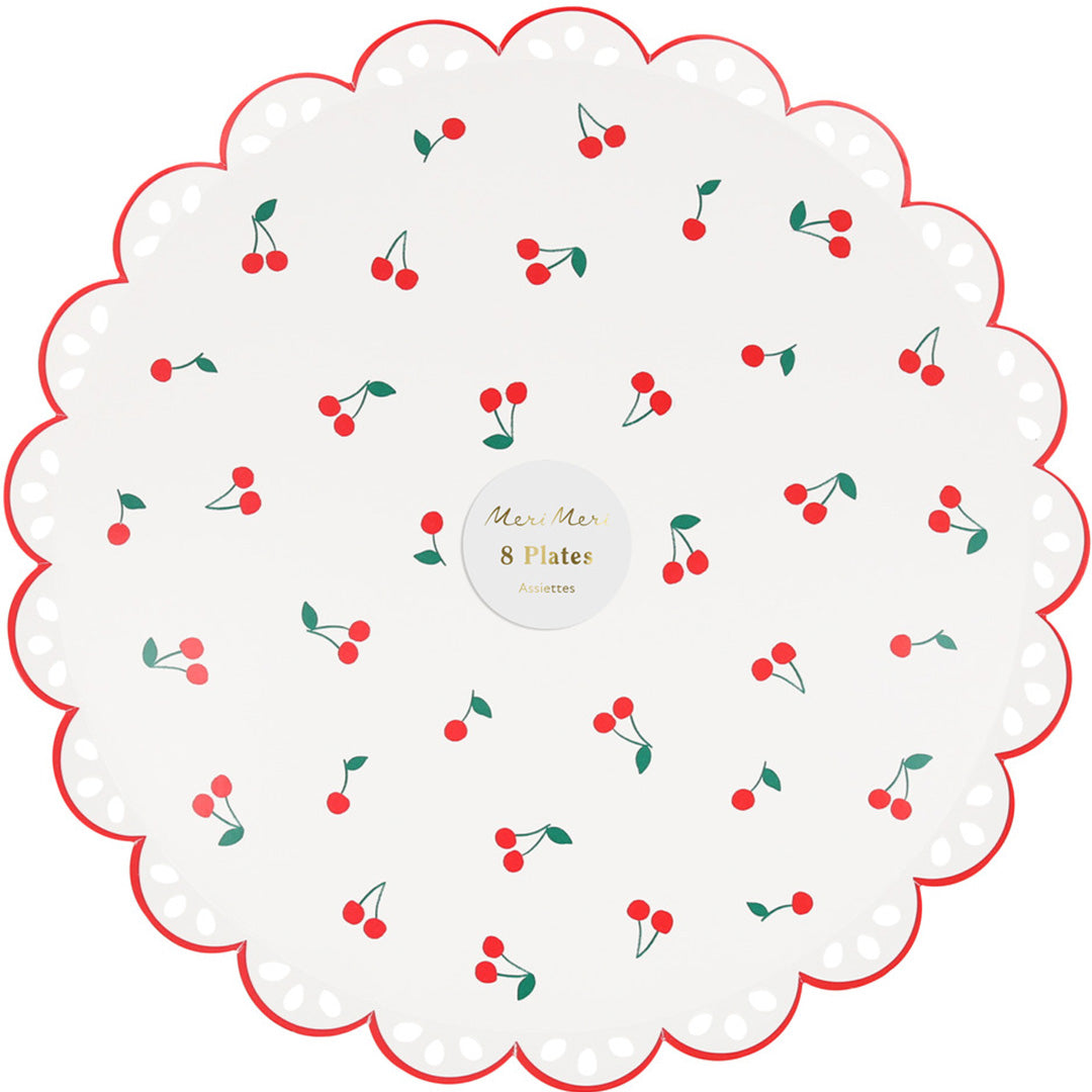 Meri meri borden cherry - large - 8st